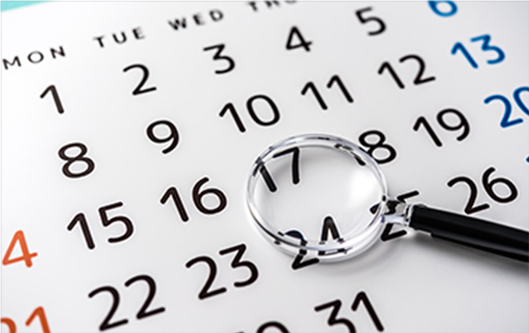 カレンダーの写真