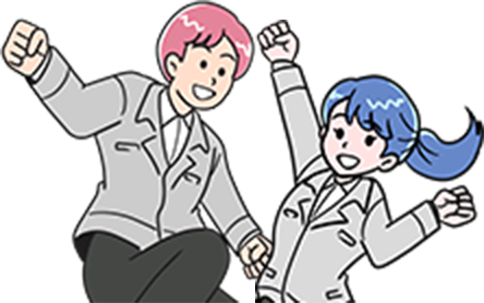 男性と女性のイラスト