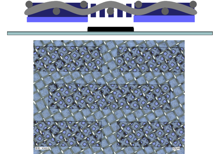 RMS（レジンモールドスクリーン）版のイメージイラストと写真